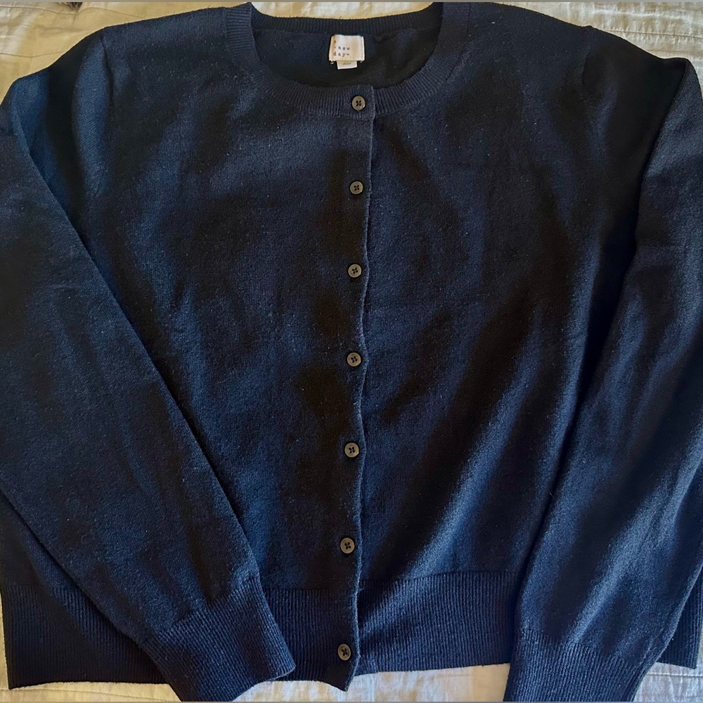 Used- A New Day- Women’s Cozy Knit Sweater- Black- XL